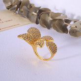 Butterfly Diamond Ring-Free Size